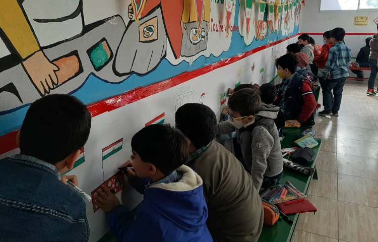 :نقاشی گروهی، به مناسبت گرامیداشت هفته دانش آموز 6