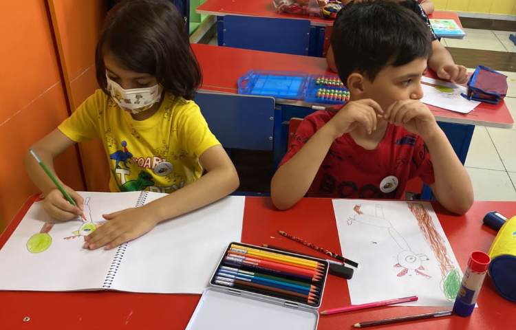 :نقاشی گوزن و منظره، کلاس انگور 7