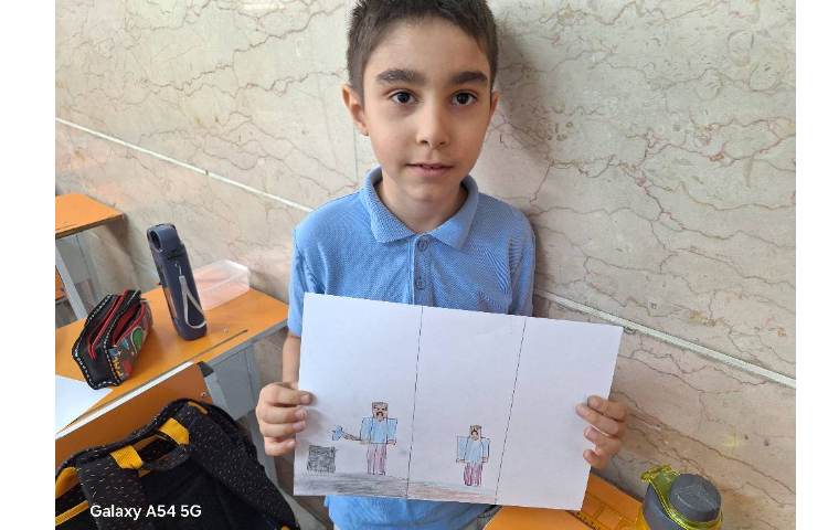 نقاشی 3 قاب داستانی 5