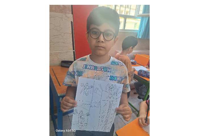 نقاشی 3 قاب داستانی 5