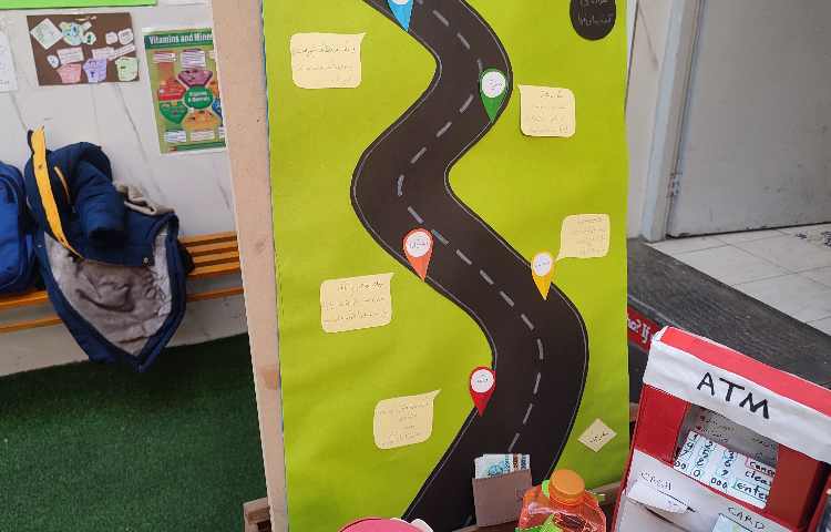 نمایشگاه دست سازه های آموزشی و فوق برنامه نیمسال اول 12