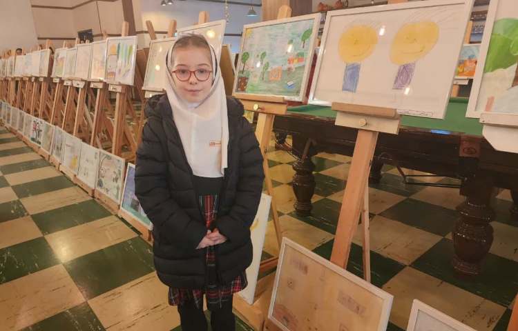 نمایشگاه نقاشی مدارس علوی 1