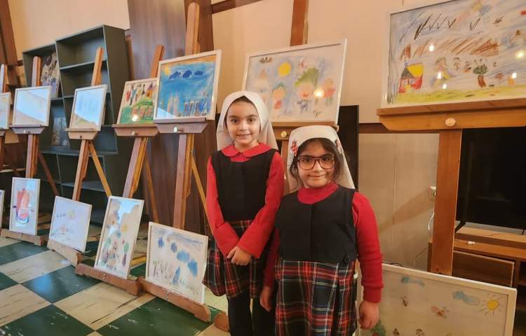 نمایشگاه نقاشی مدارس علوی 2