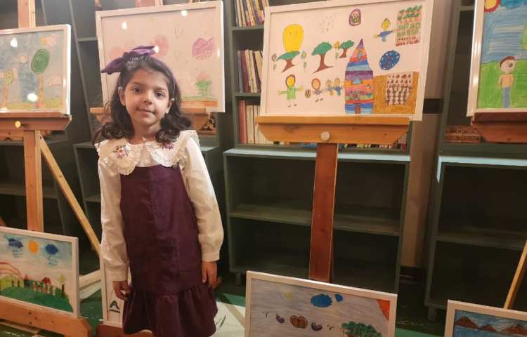 نمایشگاه نقاشی مدارس علوی 3