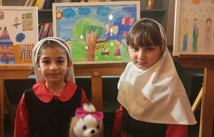 نمایشگاه نقاشی مدارس علوی 4