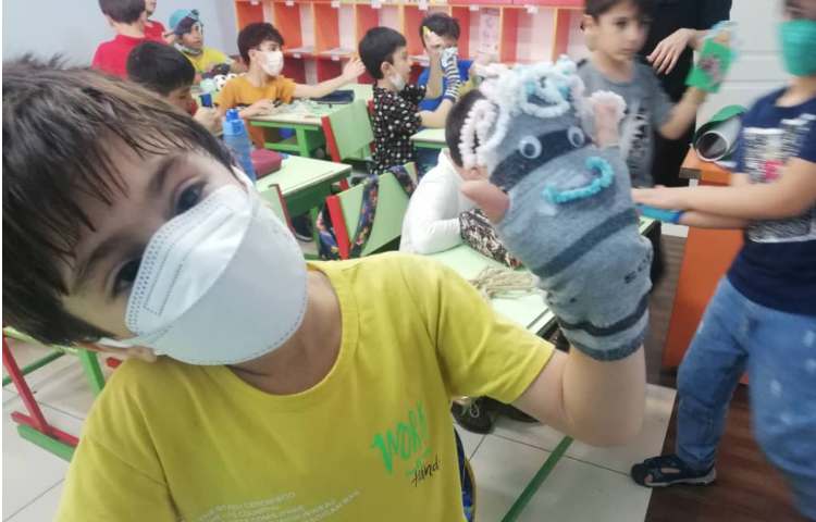 نمایش خلاق و کاردستی عروسک با جوارب 4