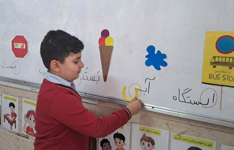 نمایش 4 قهرمان برای تدریس نشانه 4 شکلی 3