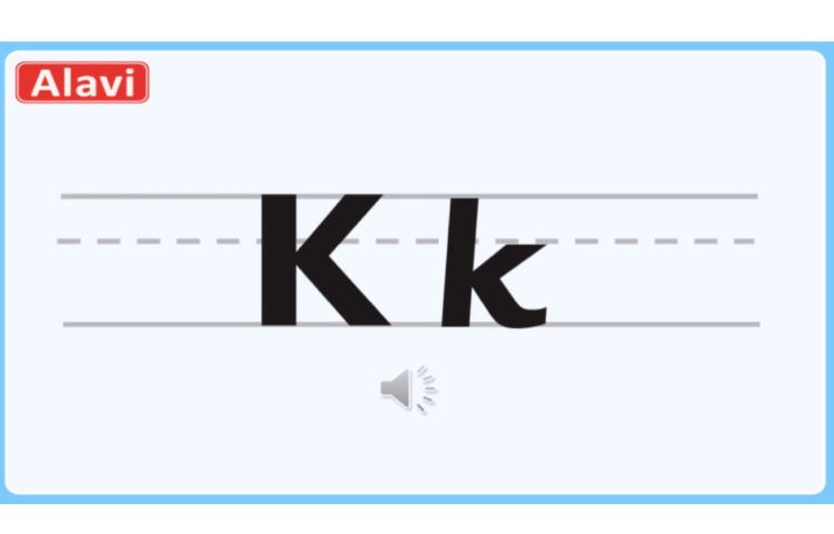 نمونه‌ی تعریف Story حروف-حرف Kk 1