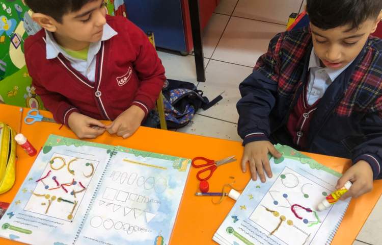 نوشتاری:چسباندن کاموا روی انواع خطوط 2