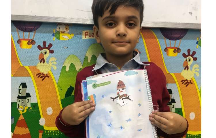 نوشتاری:کلاژ آدم برفی 3