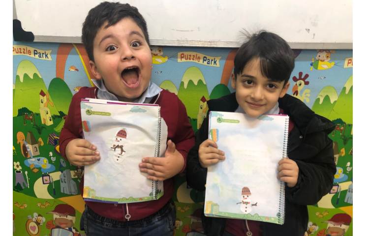 نوشتاری:کلاژ آدم برفی 4