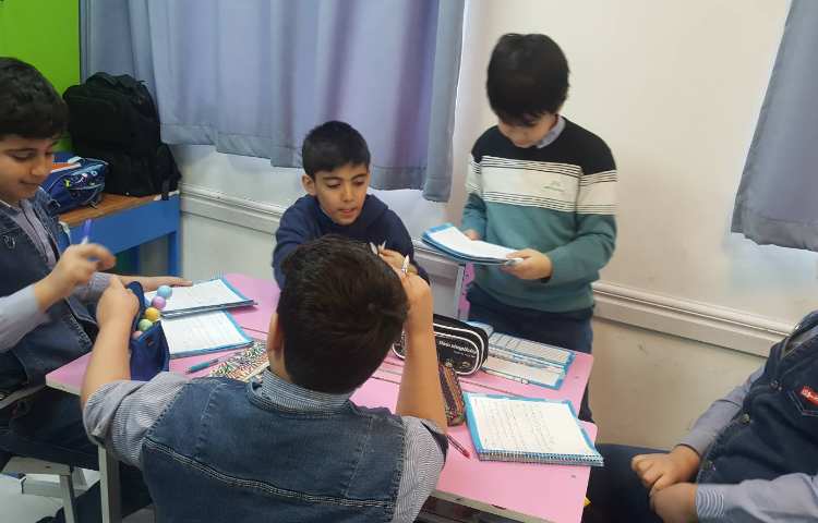 نوشتن املای گروهی