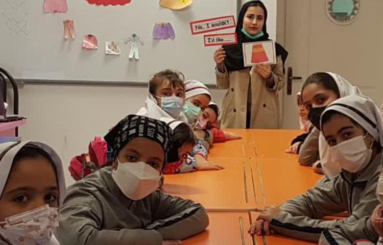 نوشتن کلمات روی نمک و آشنایی با کلمات 3