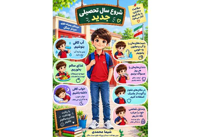نکات بهداشتی : فرا رسیدن سال تحصیلی 3
