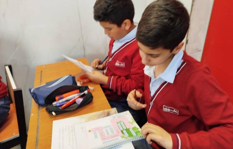 نگارش - مسابقه‌ی کلاسی جدول کلمات 4