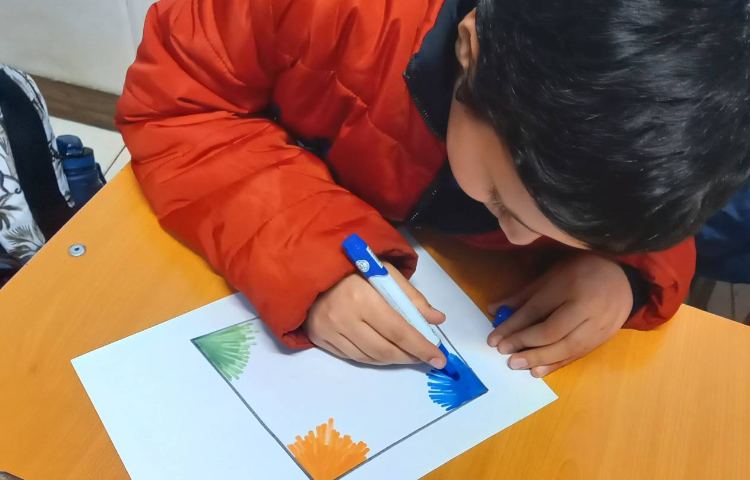 نیمساز و مجموع زاویه‌های چهار ضلعی 5