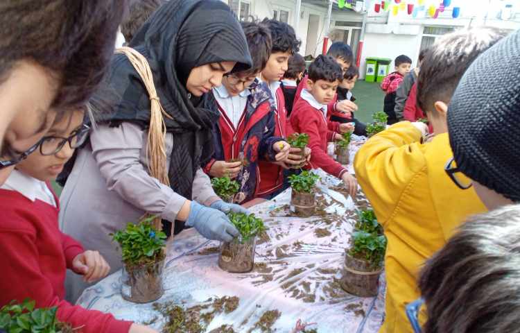 هفته درختکاری در راستای فعالیت‌های کارسوق چهارخانه 6