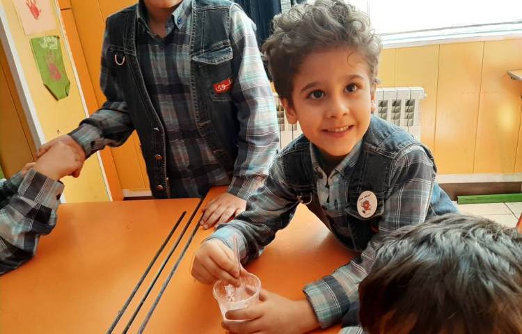 :هفته علوم، برف مصنوعی، کلاس توت فرنگی 6