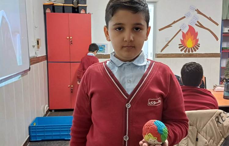 هفته علوم -فرمانده بدن .کاربرگ و کاردستی مغز