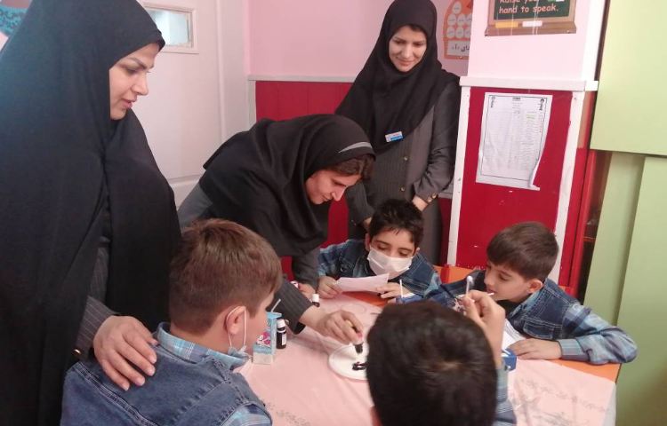 :هفته علوم، پروژه هنری، بازی رنگ ها 2