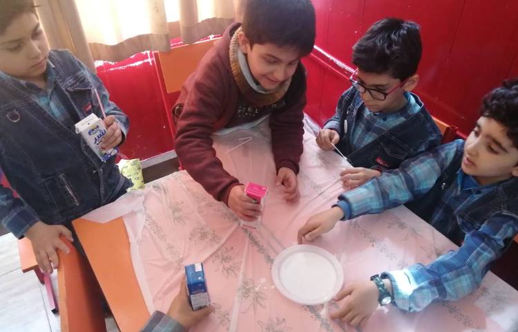 :هفته علوم، پروژه هنری، بازی رنگ ها 3