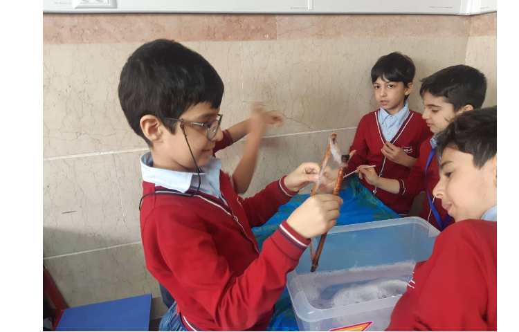 هفته ملی علوم،حباب بازی،ساخت حباب 1