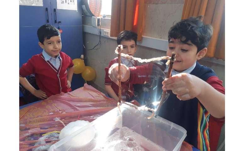 هفته ملی علوم،حباب بازی،ساخت حباب 5