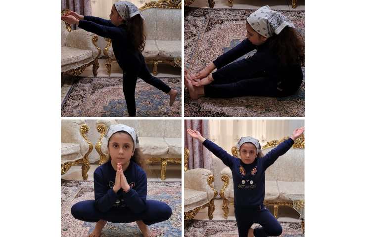 هفته ملی علوم.....دختر گلم آمیتس طلوعی ،در حال انجام تمرینات ورزشی (زنگ پرش و جهش)*
