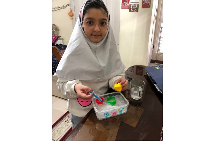 هفته ملی علوم (بازی بایخ) فعالیت دختر گلم غزل سعدی