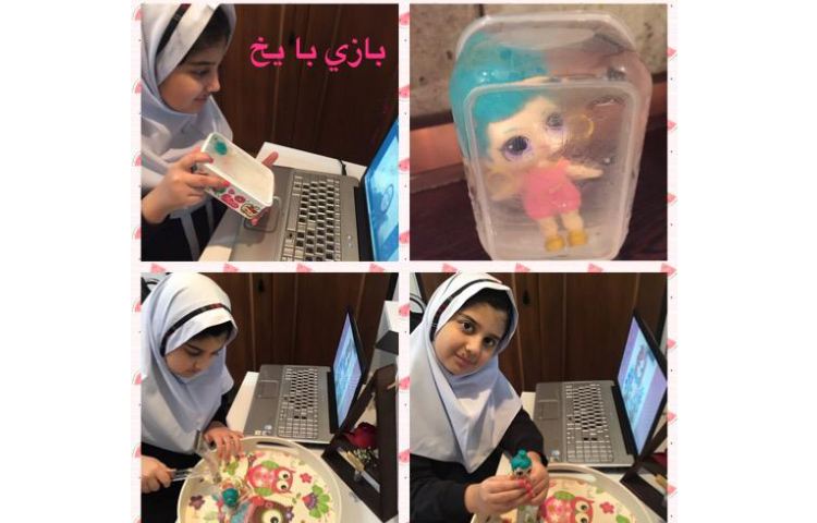 هفته ملی علوم (بازی بایخ) فعالیت دختر گلم نیکی نورانی
