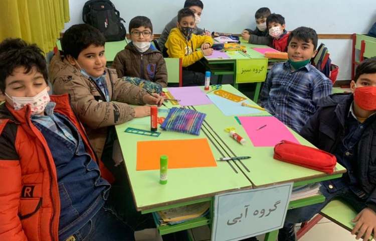 هفته ملی علوم دانش آموزان سوم دبستان علوی 5