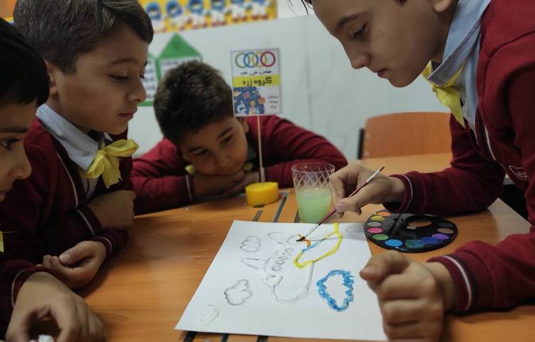 هفته ملی علوم نقاشی نمکی 3