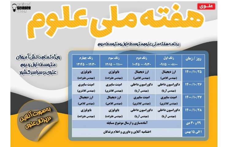 هفته ملی علوم 2