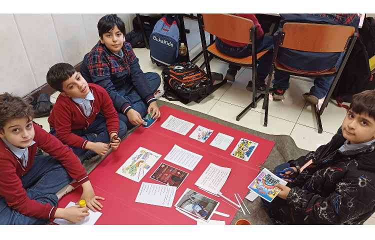 هفته ی ملی علوم- تکمیل پوستر چهار گروه 3