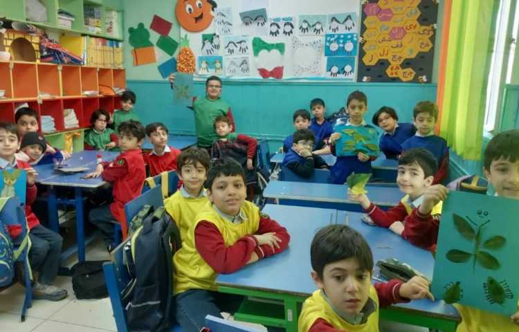 هفته ی ملی علوم فعالیت برگ و خلاقیت 6