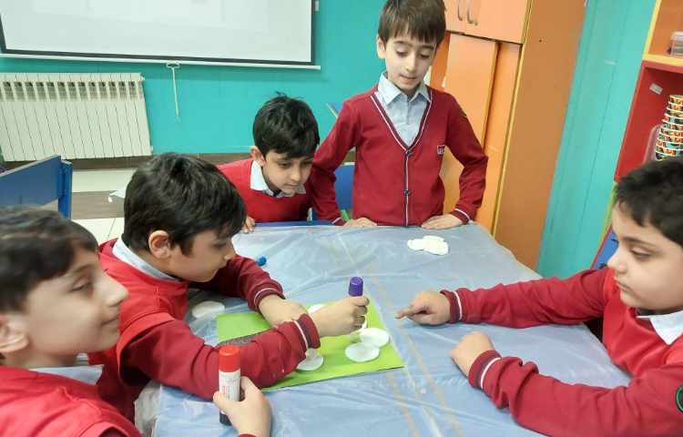 هفته ی ملی علوم فعالیت قطره های رنگی 6