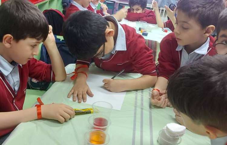 هفته ی ملی علوم قطره های رنگی 2