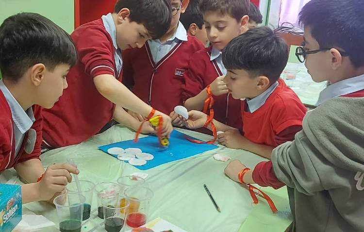 هفته ی ملی علوم قطره های رنگی 4