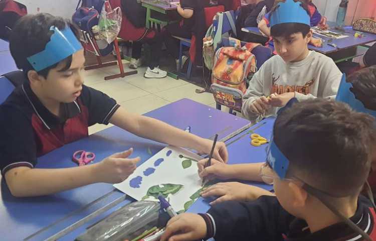 هفته ی ملی علوم پروژه ی برگ و خلاقیت 2