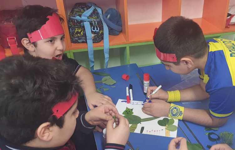 هفته ی ملی علوم پروژه ی برگ و خلاقیت 3