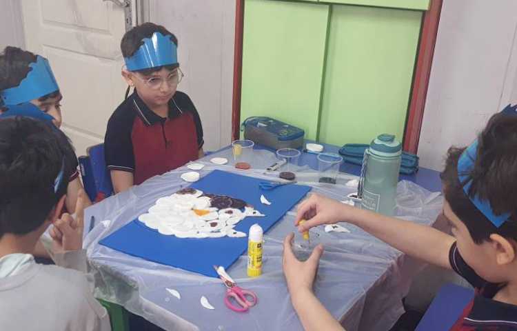 هفته ی ملی علوم پروژه ی چکه های رنگی 3