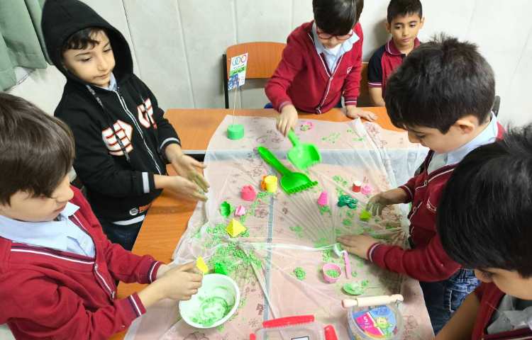 هفنه ی علوم - آزمایش ساحل شنی 4