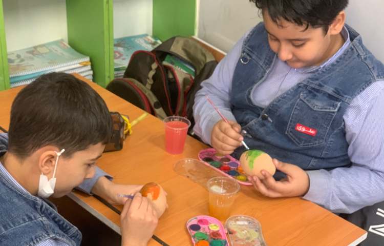 هنر-تخم مرغ رنگ کردن برای هفت سین 1