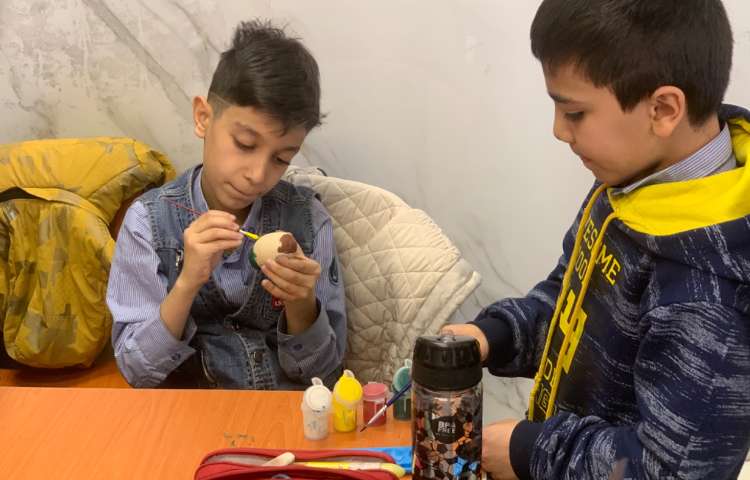 هنر-تخم مرغ رنگ کردن برای هفت سین 3