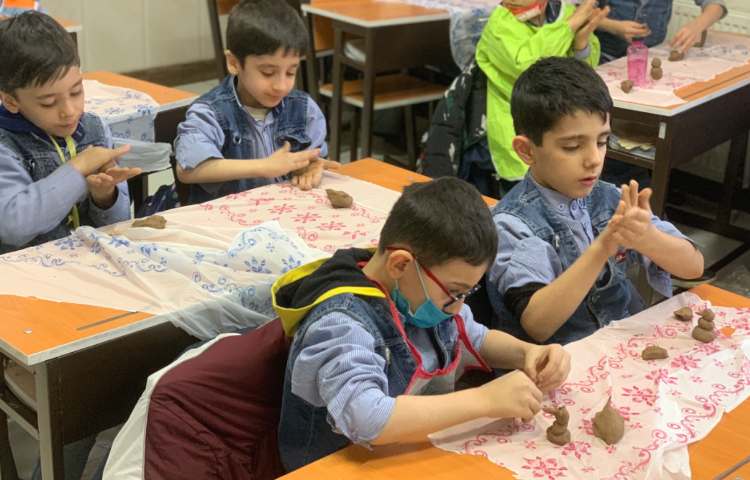 هنر-جلسه اول سفال 2