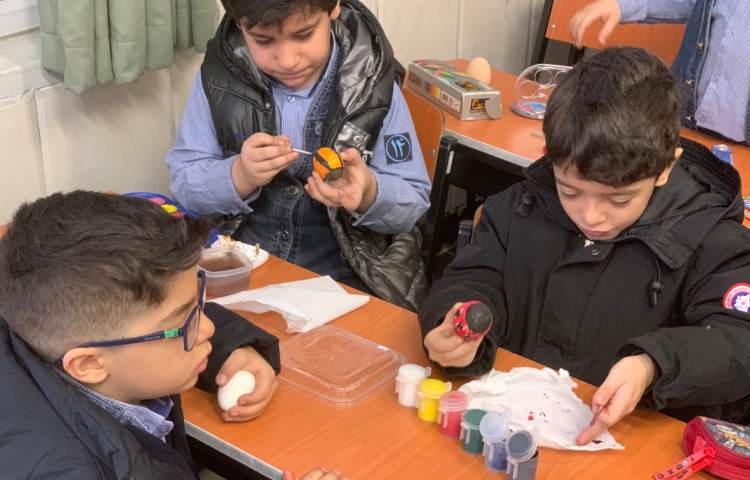 هنر-رنگ امیزی تخم مرغ 1