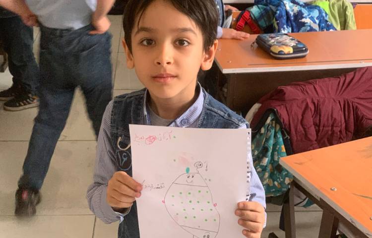 هنر-رنگ کردن تخم مرغ هفت سین 1