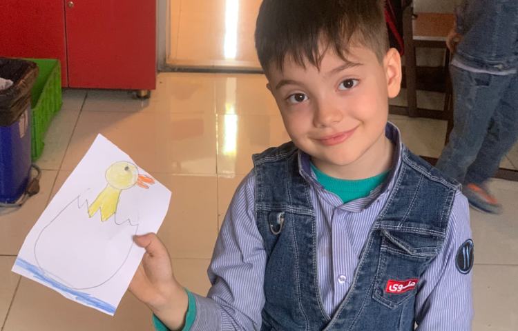 هنر-رنگ کردن تخم مرغ هفت سین 4