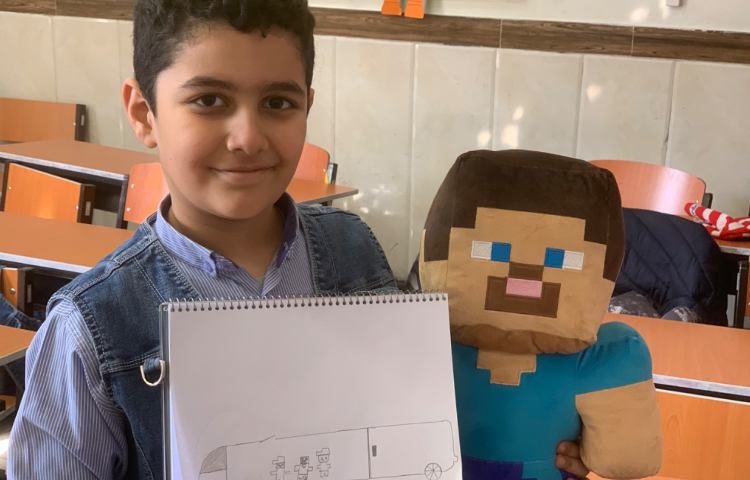 هنر-نقاشی از روی عروسک 4