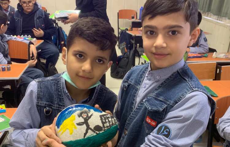 هنر-نقاشی روی سنگ 4